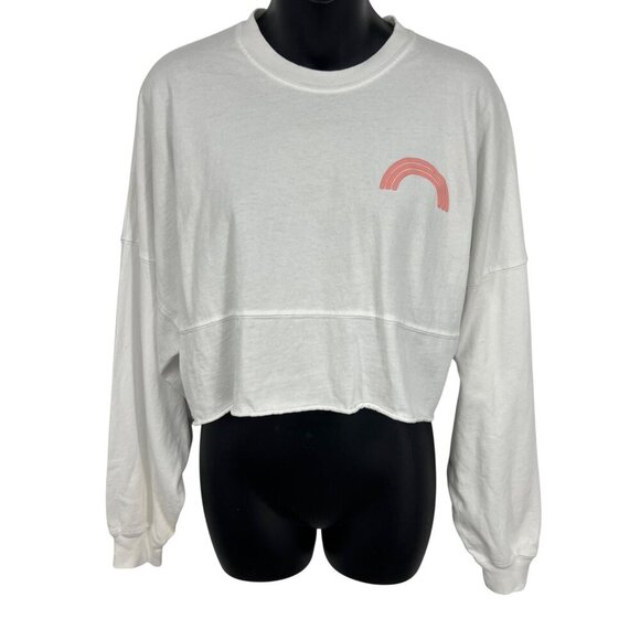 Spirit Jersey Hawaii Size XS Extra Small Long Sleeve White Crew Neck Women New - Picture 1 of 9